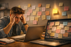 Content creator overwhelmed by too many content ideas while trying to find a clear niche direction.