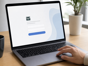 Simple email signup form example for growing an email list from website traffic
