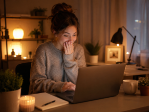 Beginner marketer feeling encouraged by emotional storytelling in marketing

