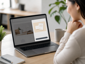 Website pop-up form used as part of email list building strategies to capture subscribers