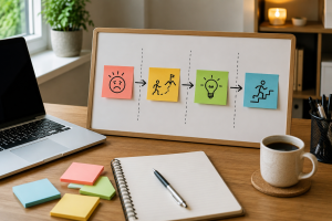 Simple story framework for storytelling techniques in marketing
