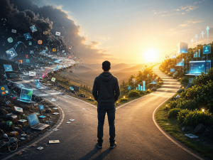 Mindset shifts for beginner internet marketers shown as a clear path forward


