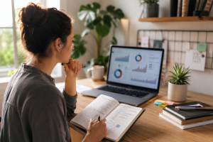 Online marketer reflecting on lessons learned after a first online sale.
