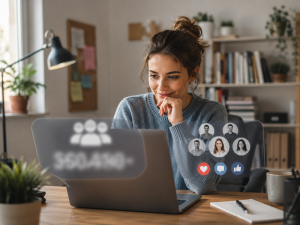 Beginner marketer comparing a huge following with a smaller engaged audience.
