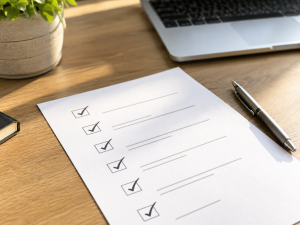 Checklist lead magnet example for helping beginners take action step by step
