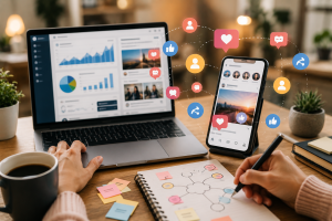 Social media engagement helping beginners use low budget traffic strategies.
