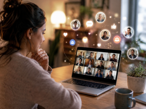 Beginner marketer joining online communities to build traffic without ads.
