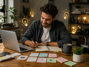 Creating helpful content to stand out in a crowded online market.


