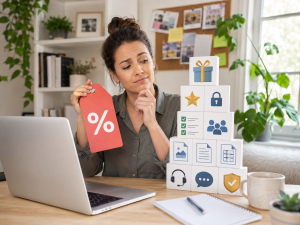 Marketer learning that discounts are not always the best fix when an offer is not converting.

