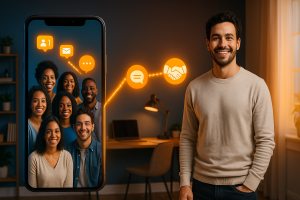 Creator using a clear strategy to turn social media followers into customers.