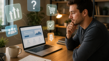Beginner marketer reviewing why an offer is not converting before trying to get more traffic.