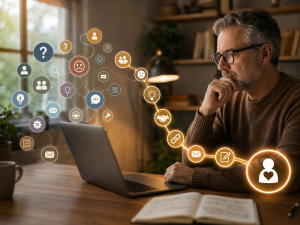 Marketer focusing content on one clear problem to attract the right online audience.
