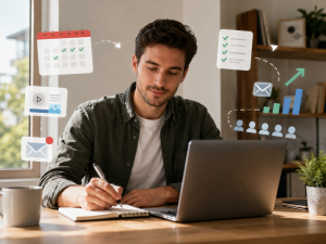 Consistent daily routine for online business growth

