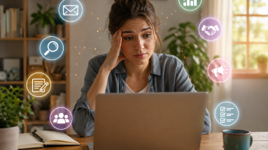 Beginner internet marketer learning how to avoid common online marketing mistakes.