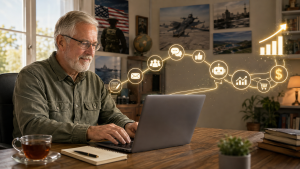 Mature retiree learning internet marketing and building an online business from life experience.