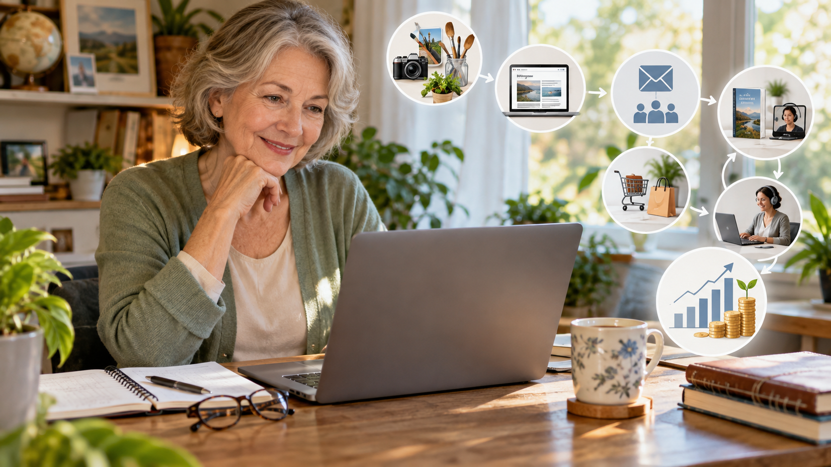 Online Income for Retirees. 14 Ways to Earn Extra Cash