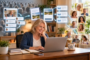 Beginner marketer turning social media engagement into email subscribers and stronger audience relationships