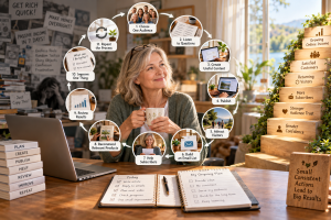 5151026 Senior following a simple internet marketing system that builds trust, confidence, and gradual online business growth.