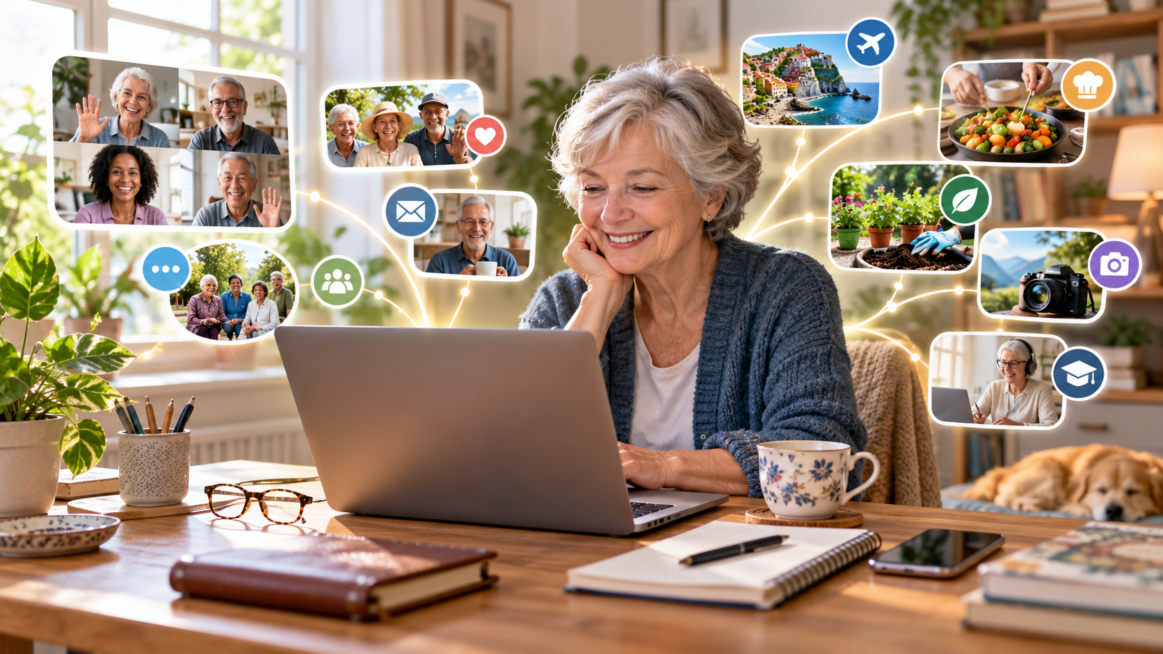 The Digital Goldmine. How Seniors Can Stay Connected Online